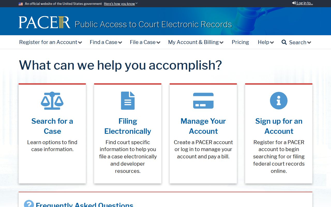San Luis Obispo previous residents federal court records
